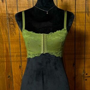 Auden Green Lace Bralette Medium